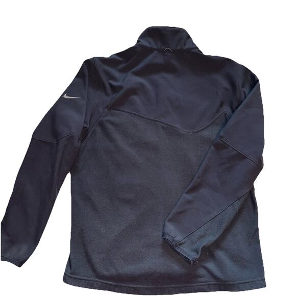Nike Jacket Unisex L Black Performance Fleece Full Zip Up Coat Whoosh Outdoor - Picture 7 of 9